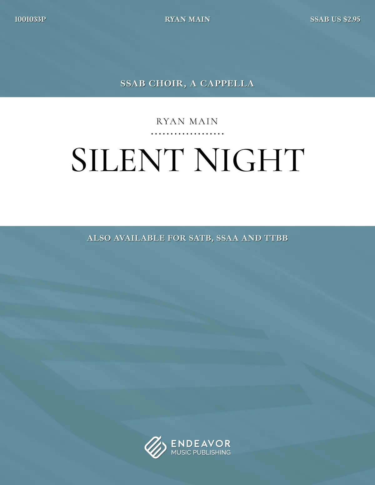 Silent Night by Ryan Main - choral sheet music