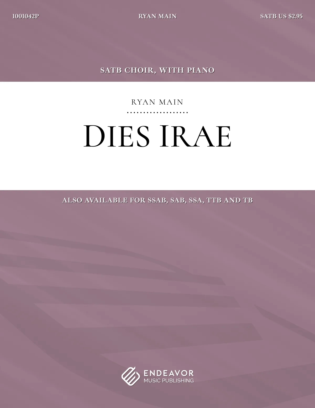 Dies Irae by Ryan Main - choral sheet music