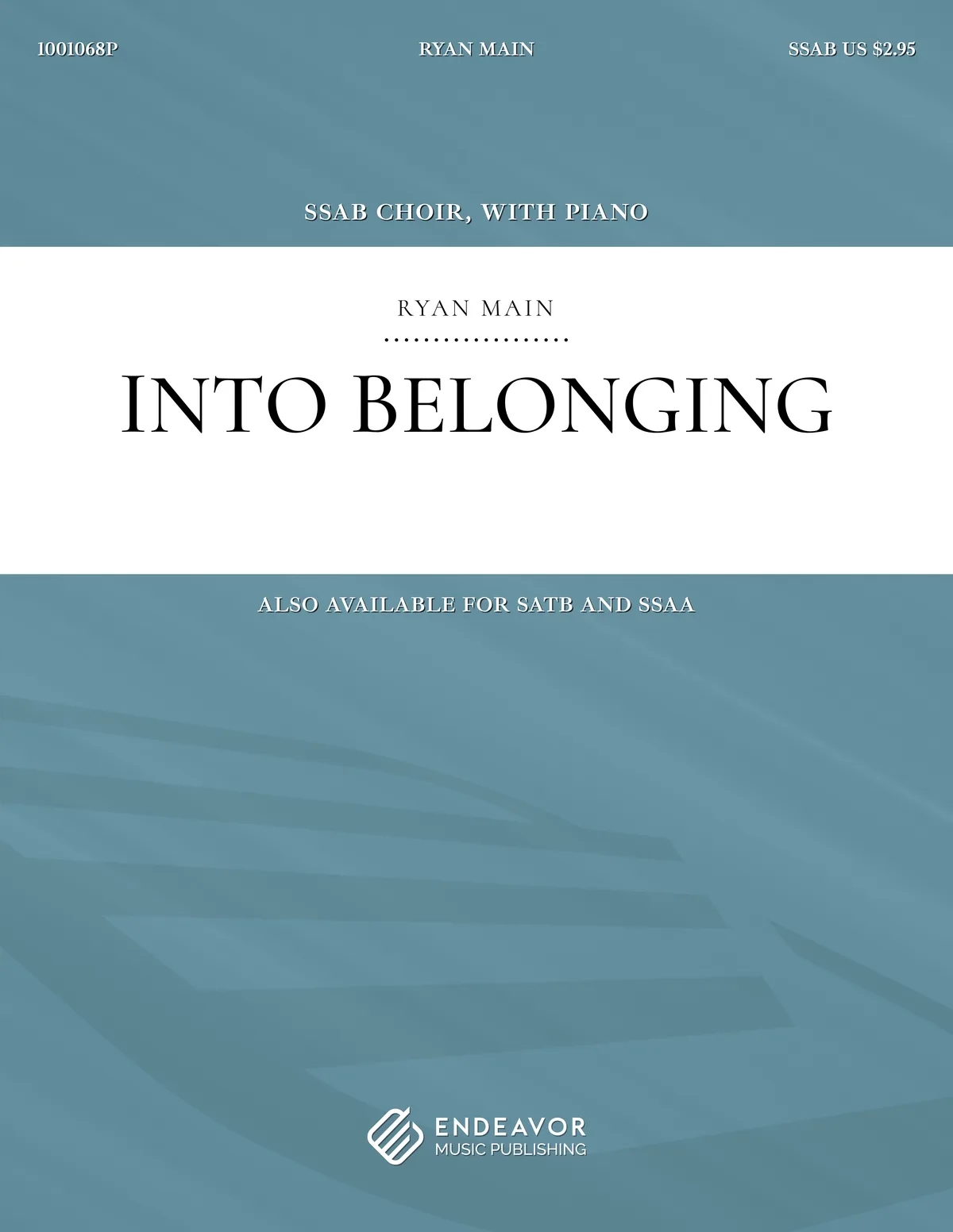 Into Belonging by Ryan Main - choral sheet music