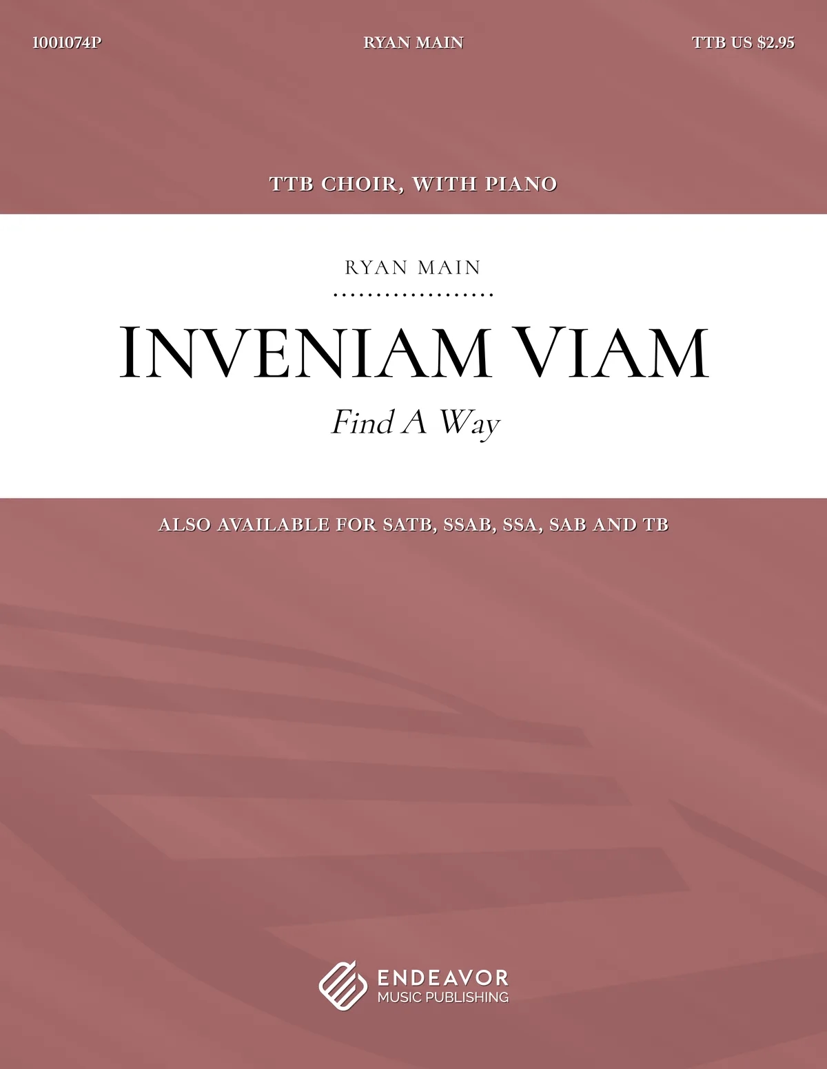 Inveniam Viam by Ryan Main - choral sheet music