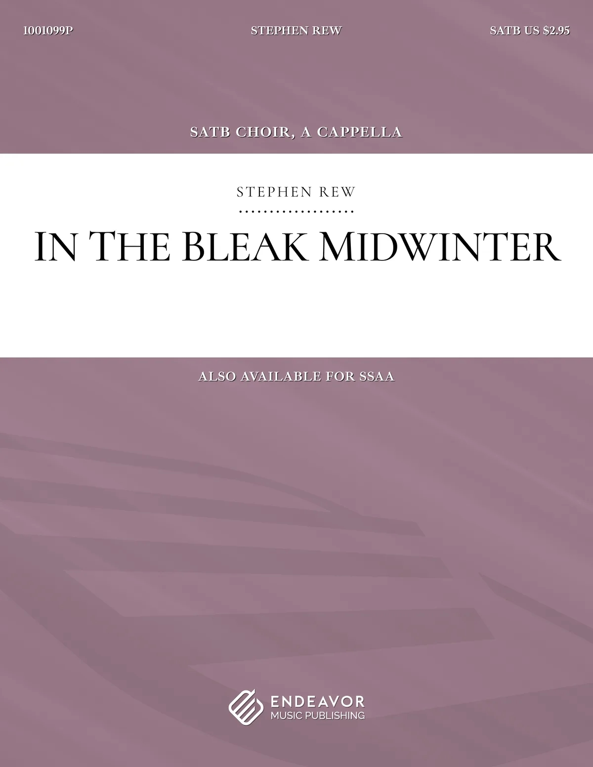 In The Bleak Midwinter by Stephen Rew - choral sheet music