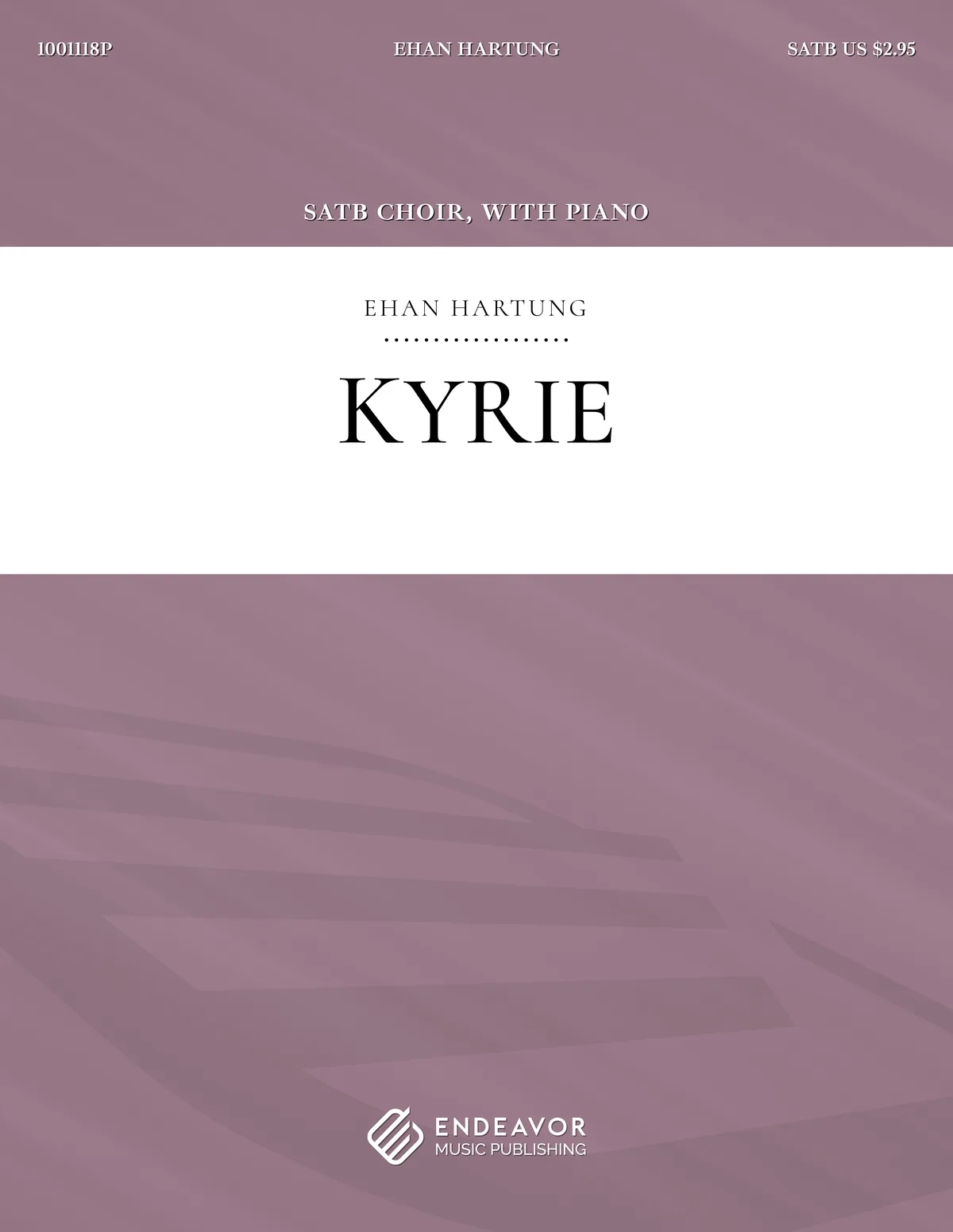 Kyrie by Ehan Hartung - choral sheet music
