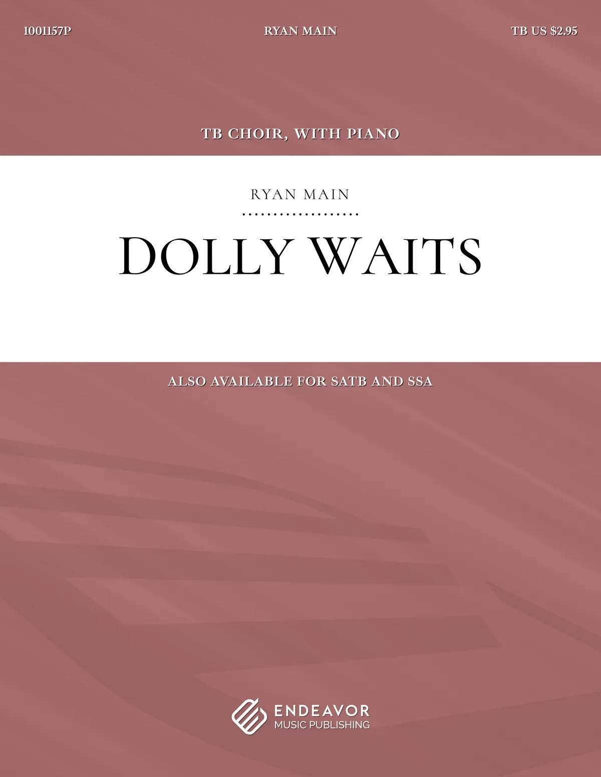 Dolly Waits by Ryan Main - choral sheet music