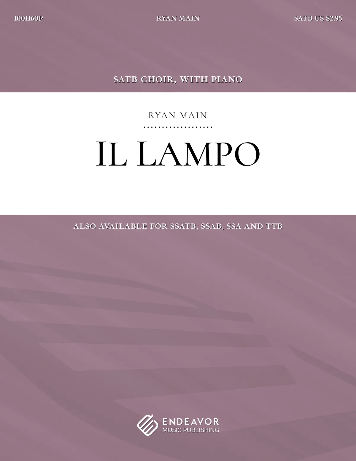 Il Lampo by Ryan Main - choral sheet music