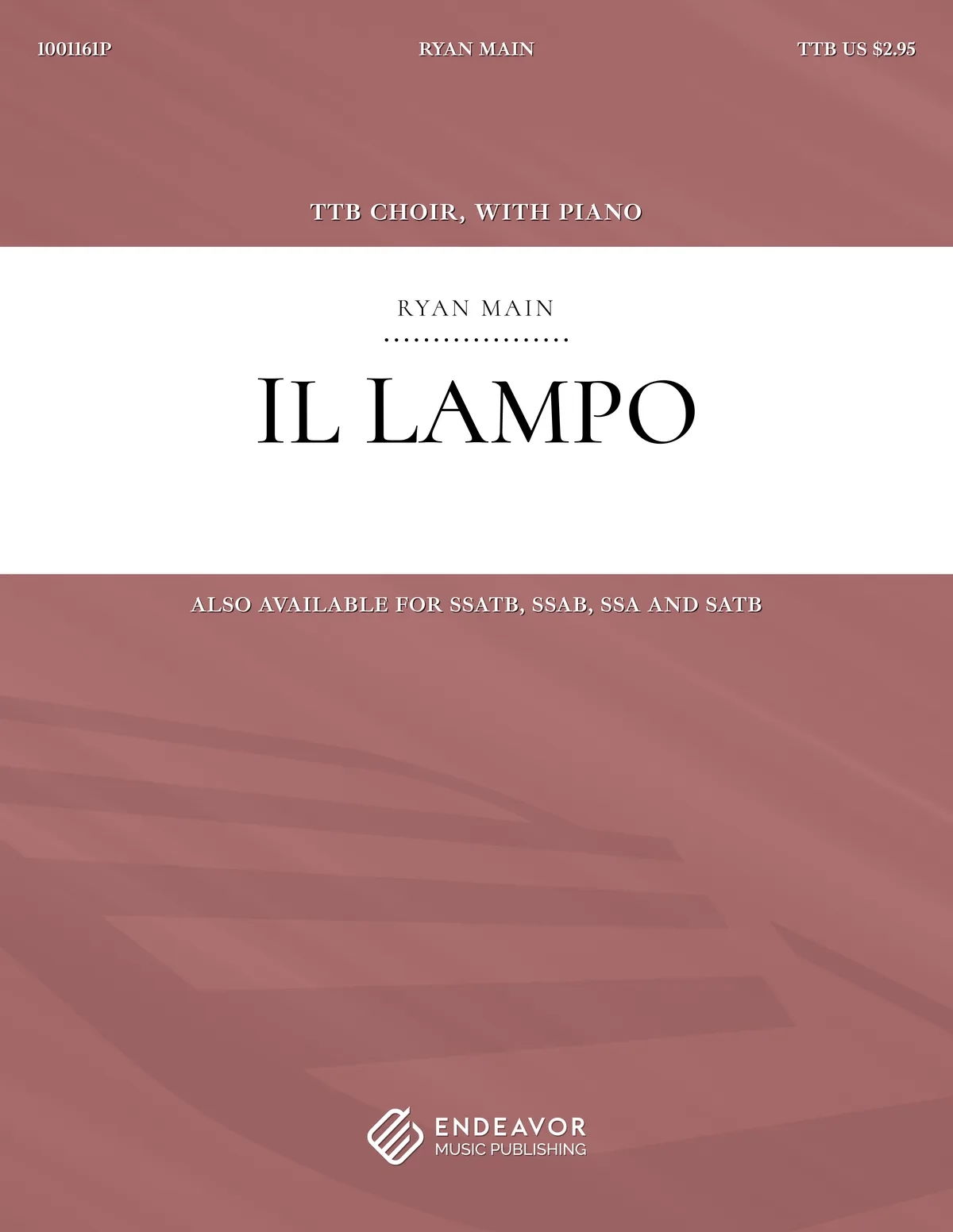 Il Lampo by Ryan Main - choral sheet music