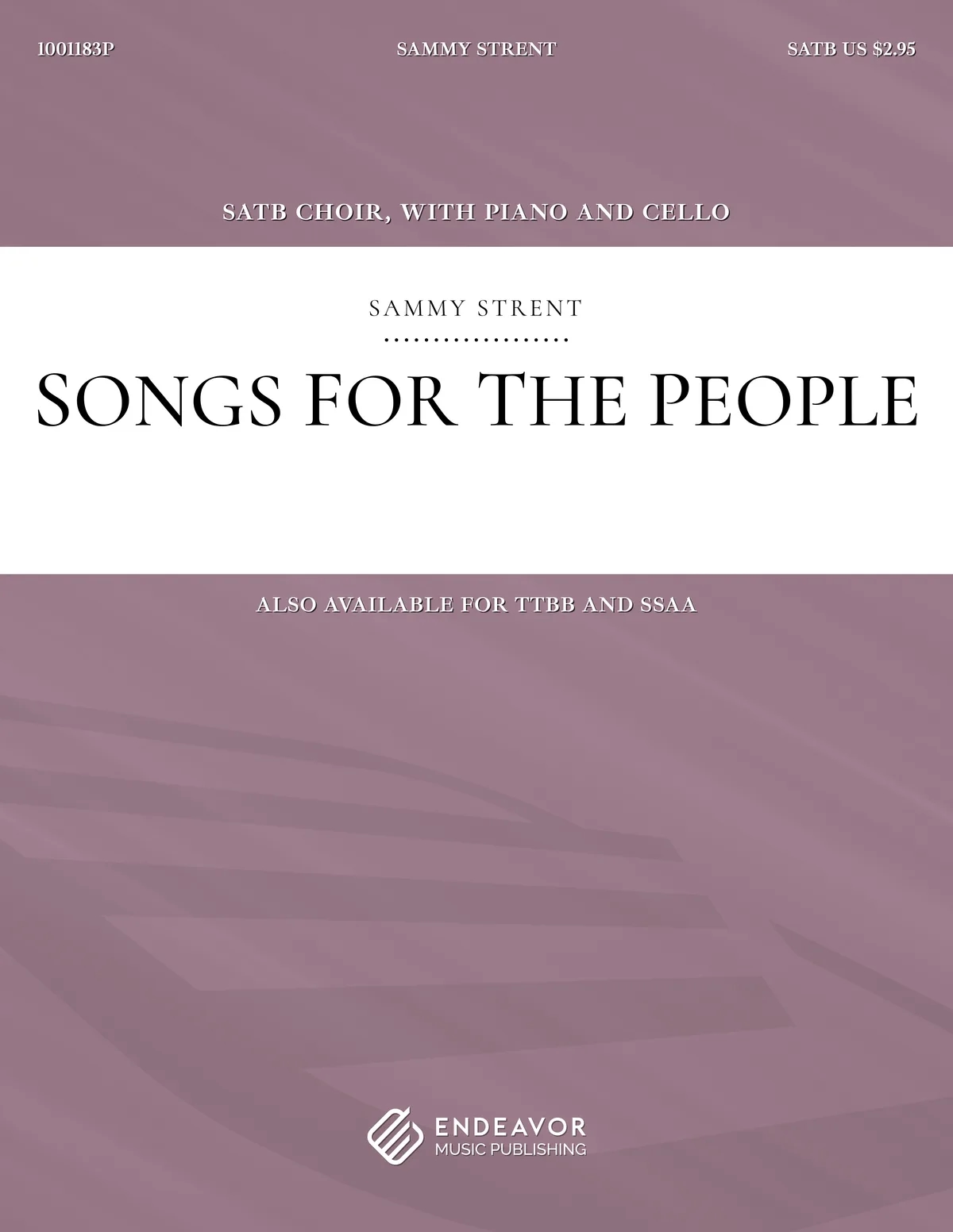 Songs For The People by Sammy Strent - choral sheet music