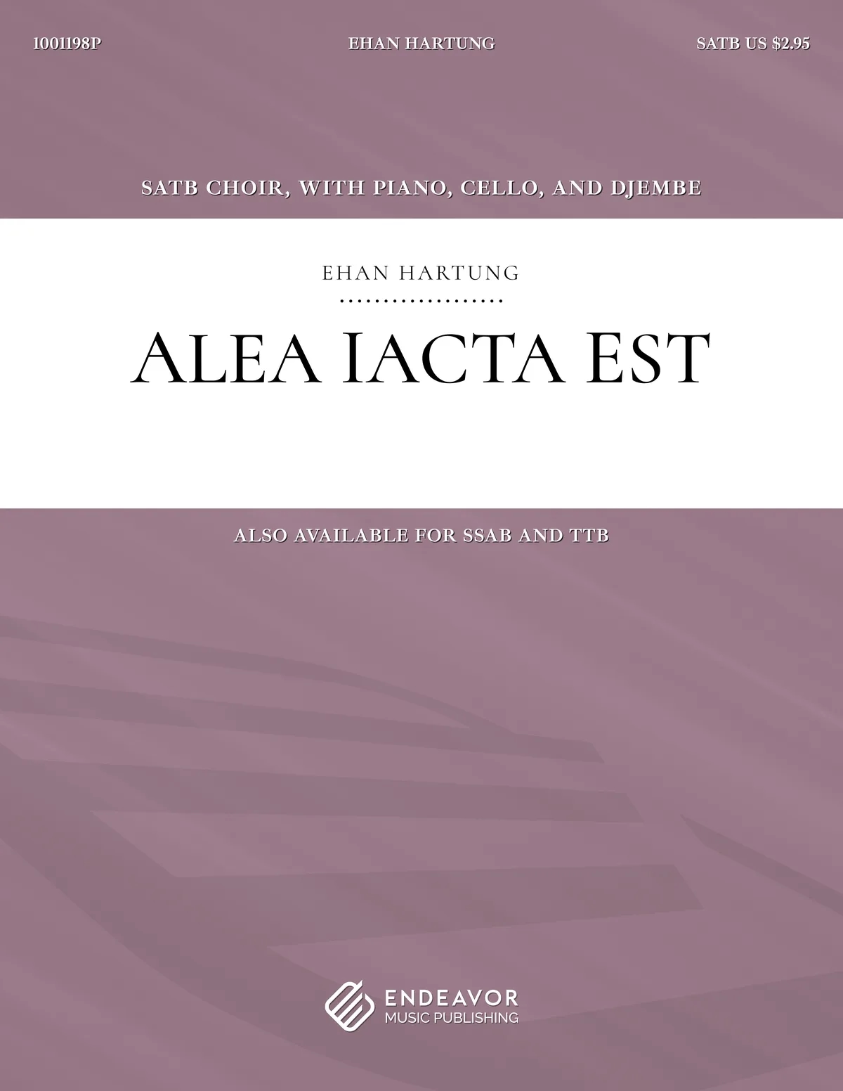 Alea Iacta Est by Ehan Hartung - choral sheet music