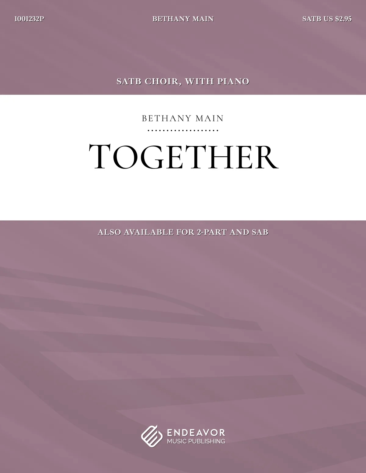 Together by Bethany Main - choral sheet music