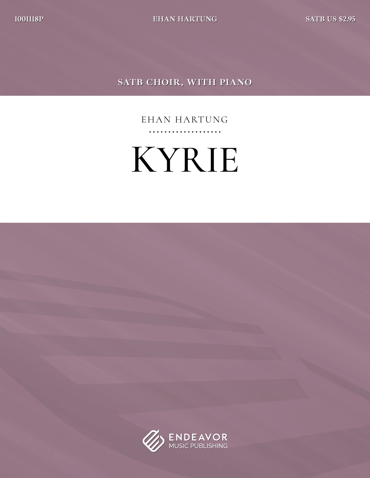Kyrie by Ehan Hartung - choral sheet music