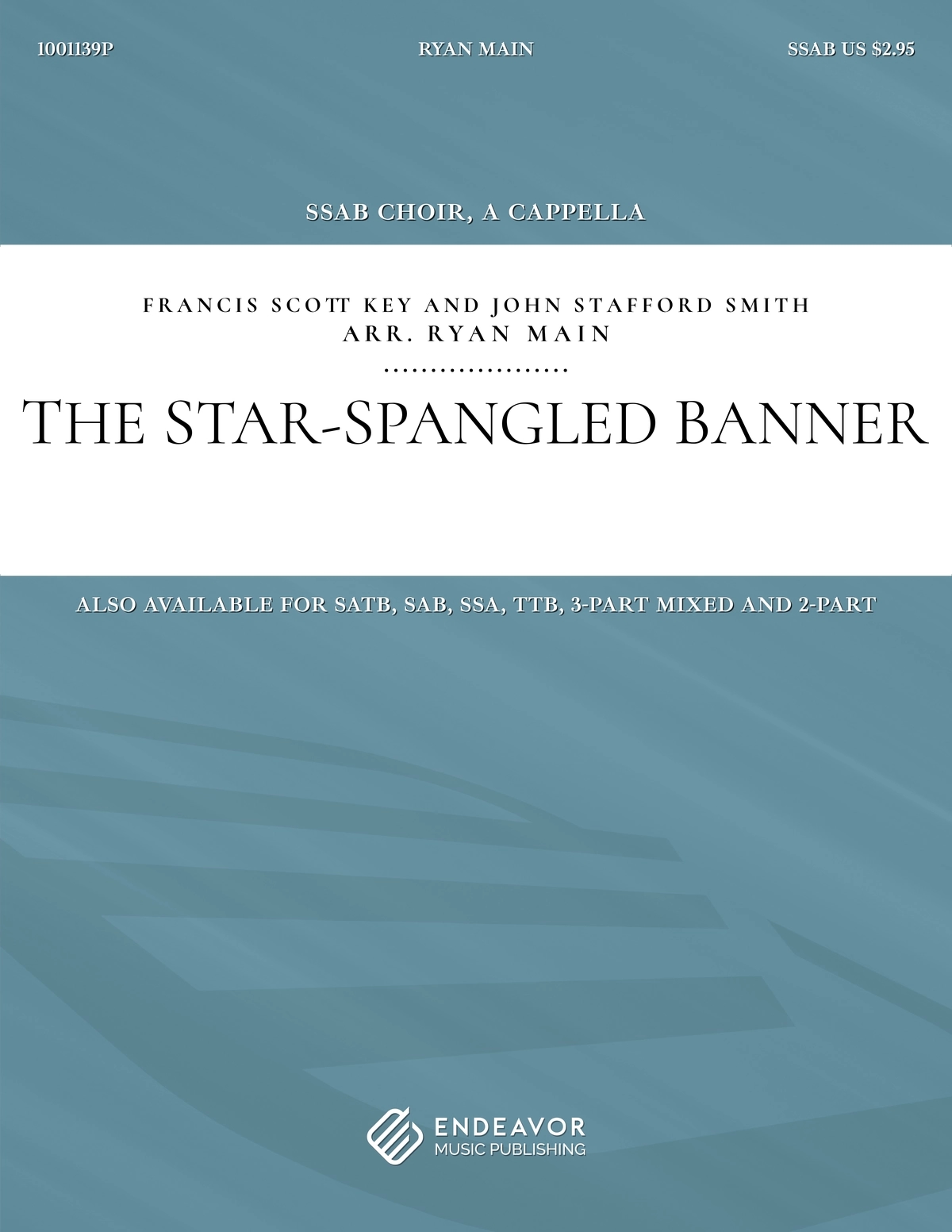 The Star-Spangled Banner by Ryan Main - choral sheet music cover