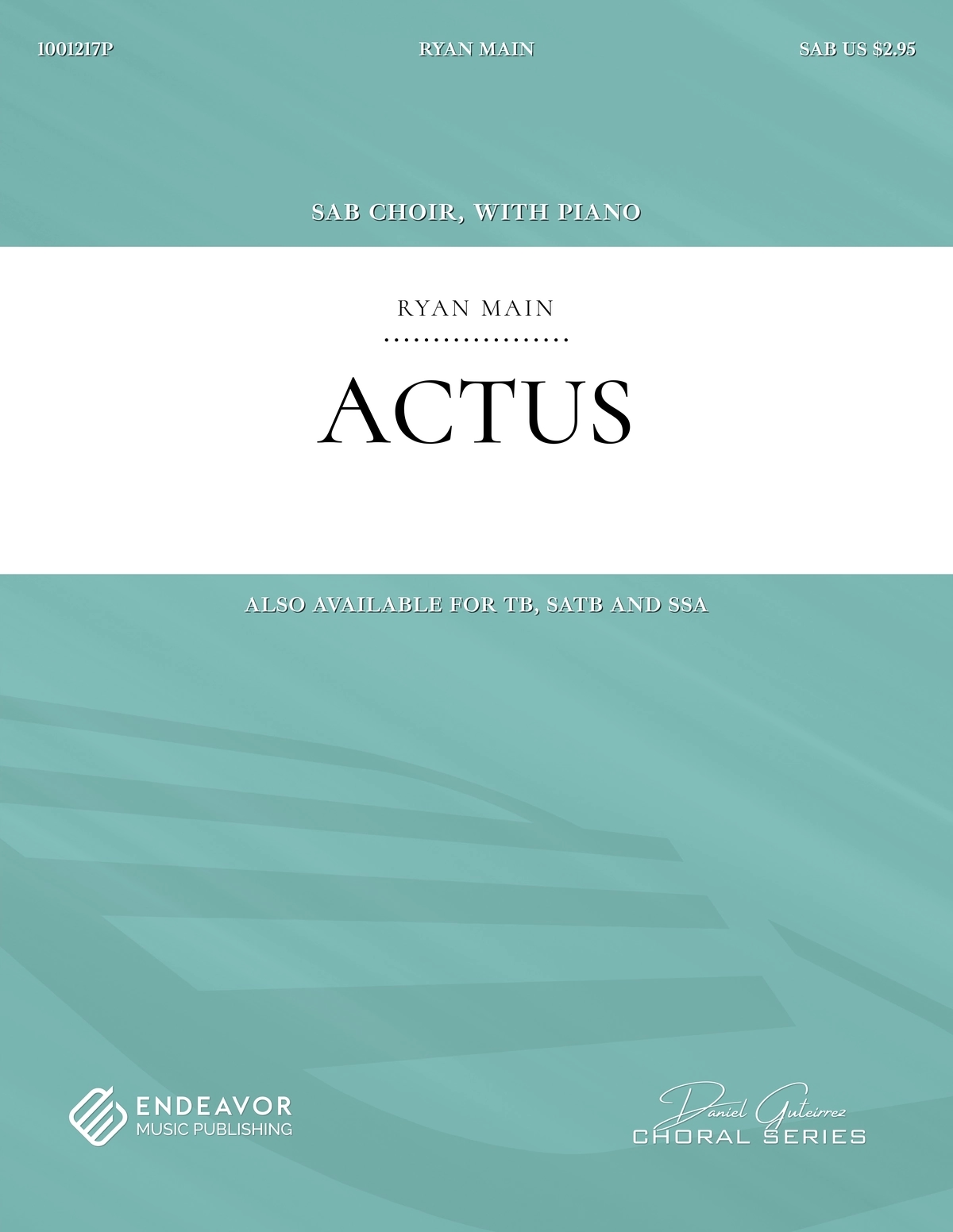Actus by Ryan Main - choral sheet music