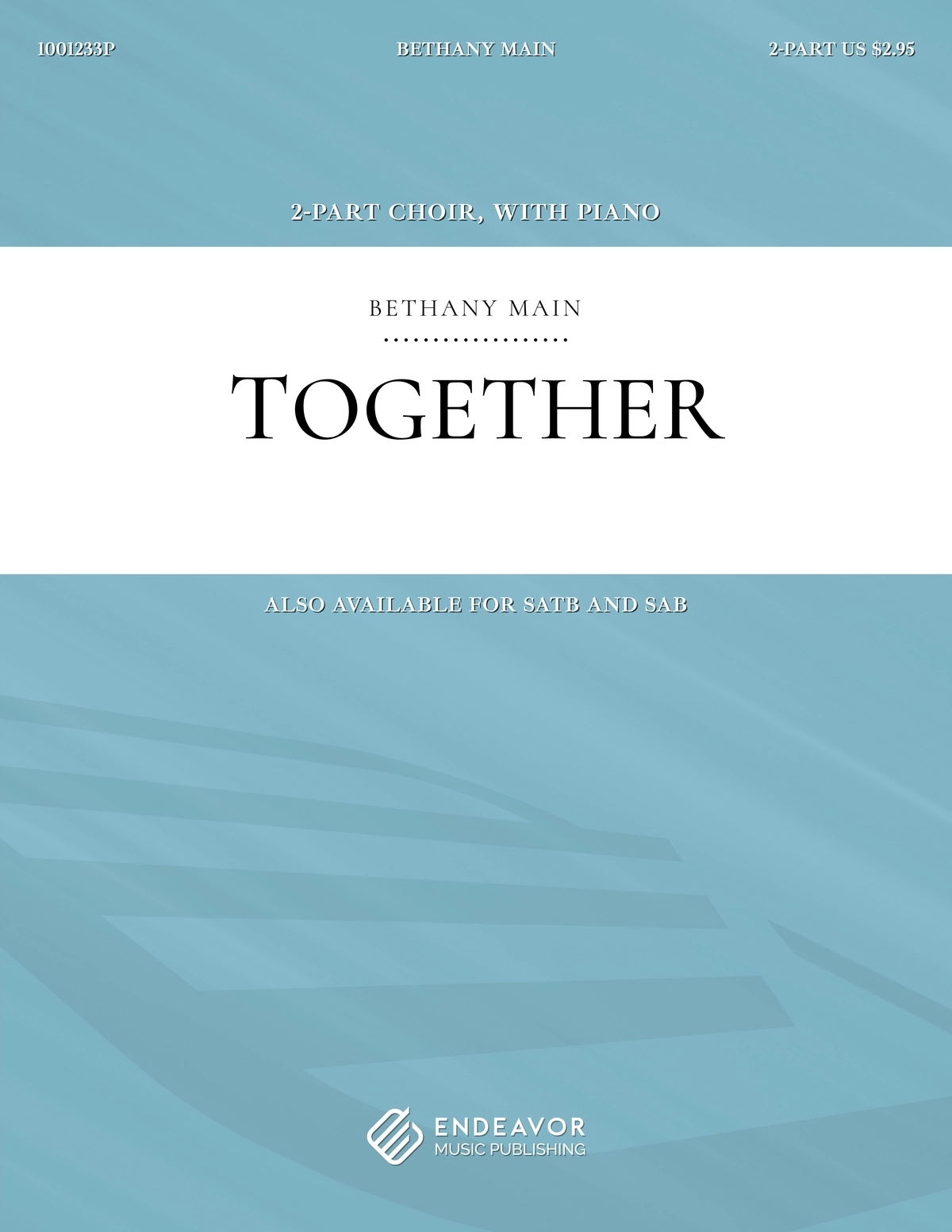Together by Bethany Main - choral sheet music cover