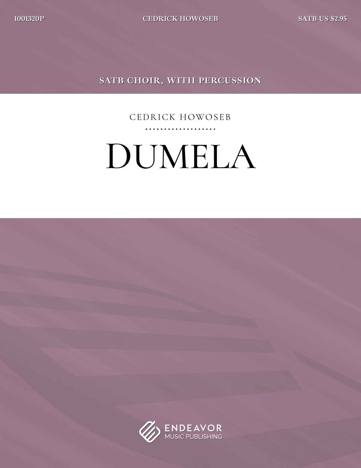 Dumela by Cedrick Howoseb - choral sheet music cover