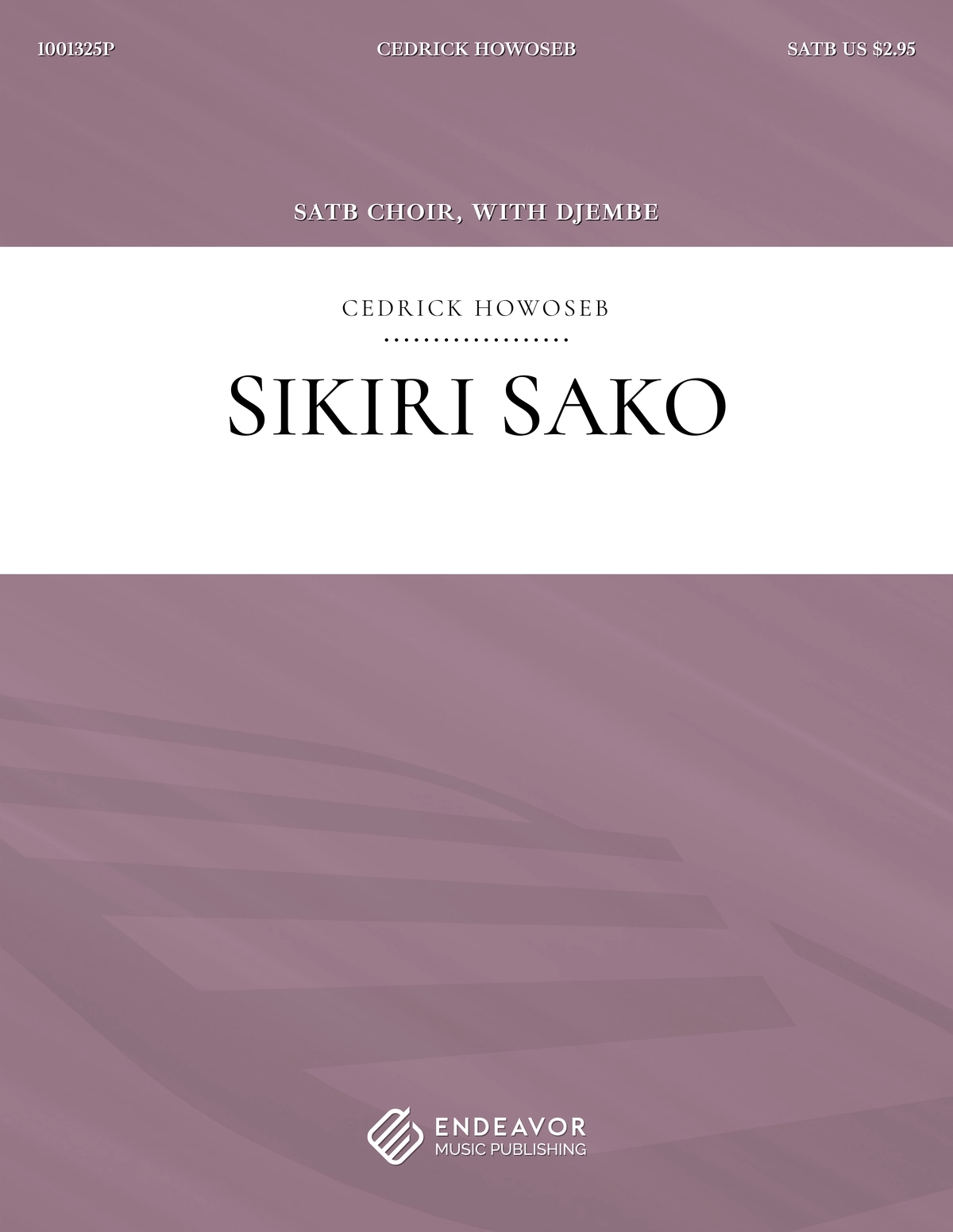 Sikiri Sako by Cedrick Howoseb - choral sheet music cover
