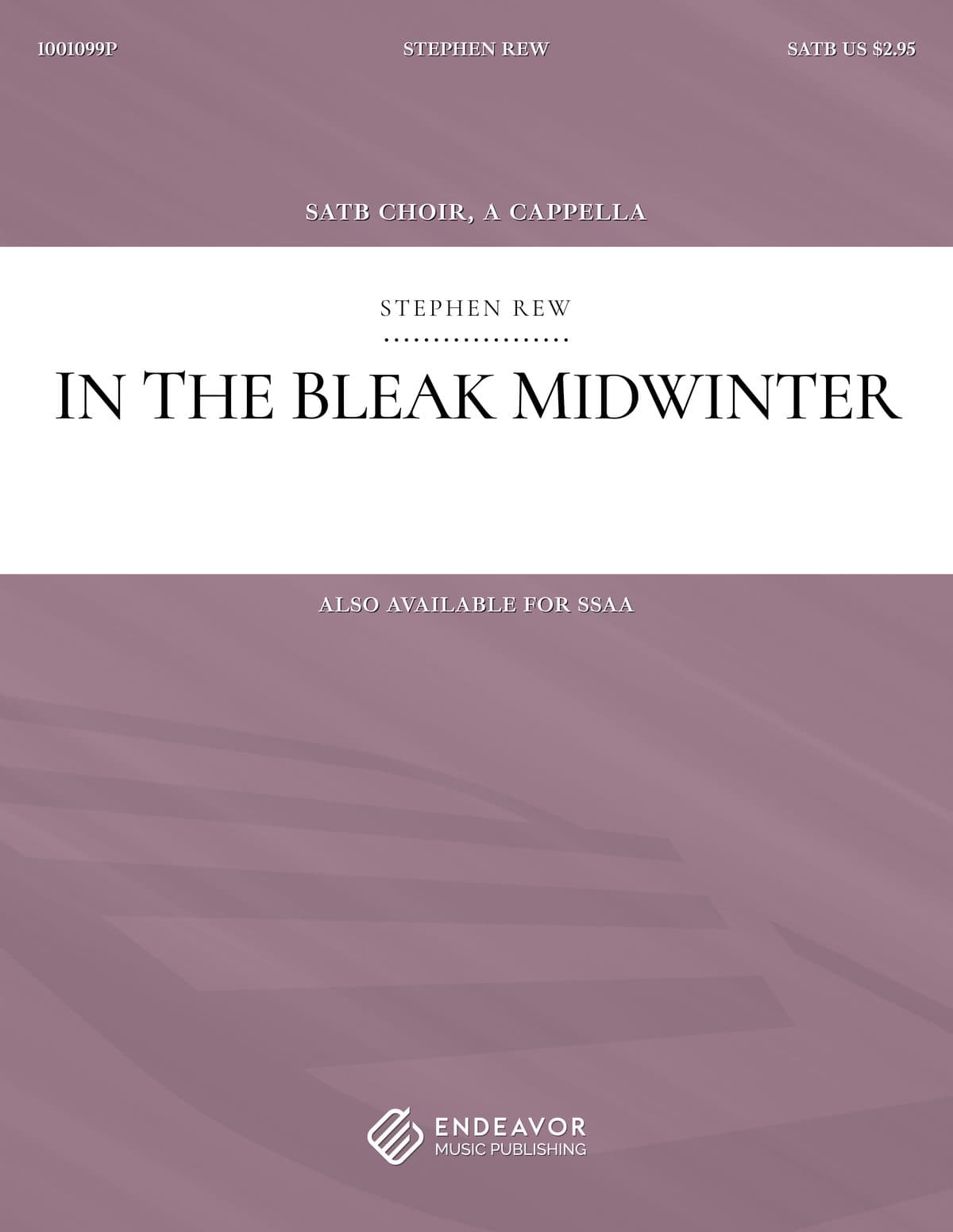 In The Bleak Midwinter by Stephen Rew - choral sheet music