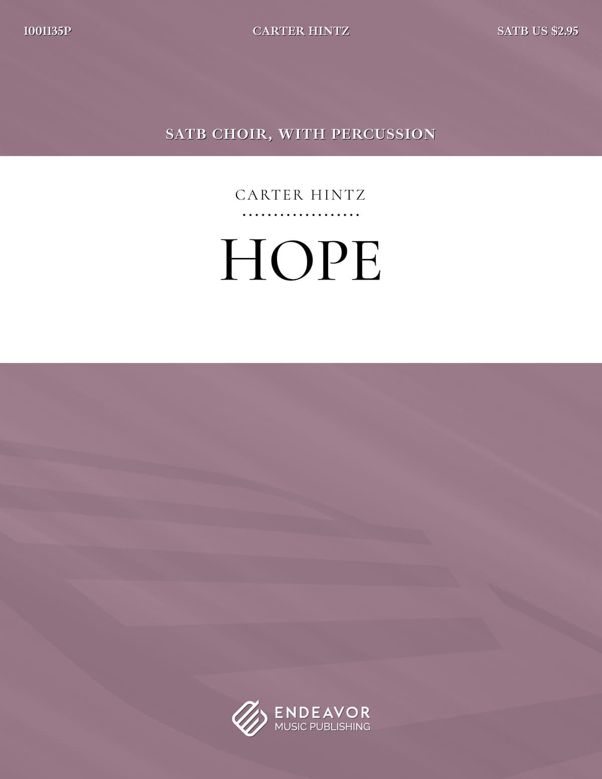 Hope by Carter Hintz - choral sheet music cover
