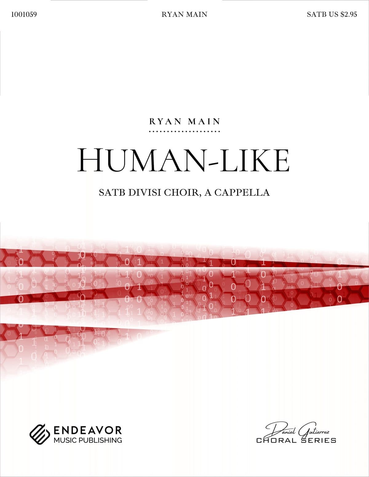Human-like by Ryan Main - choral sheet music cover