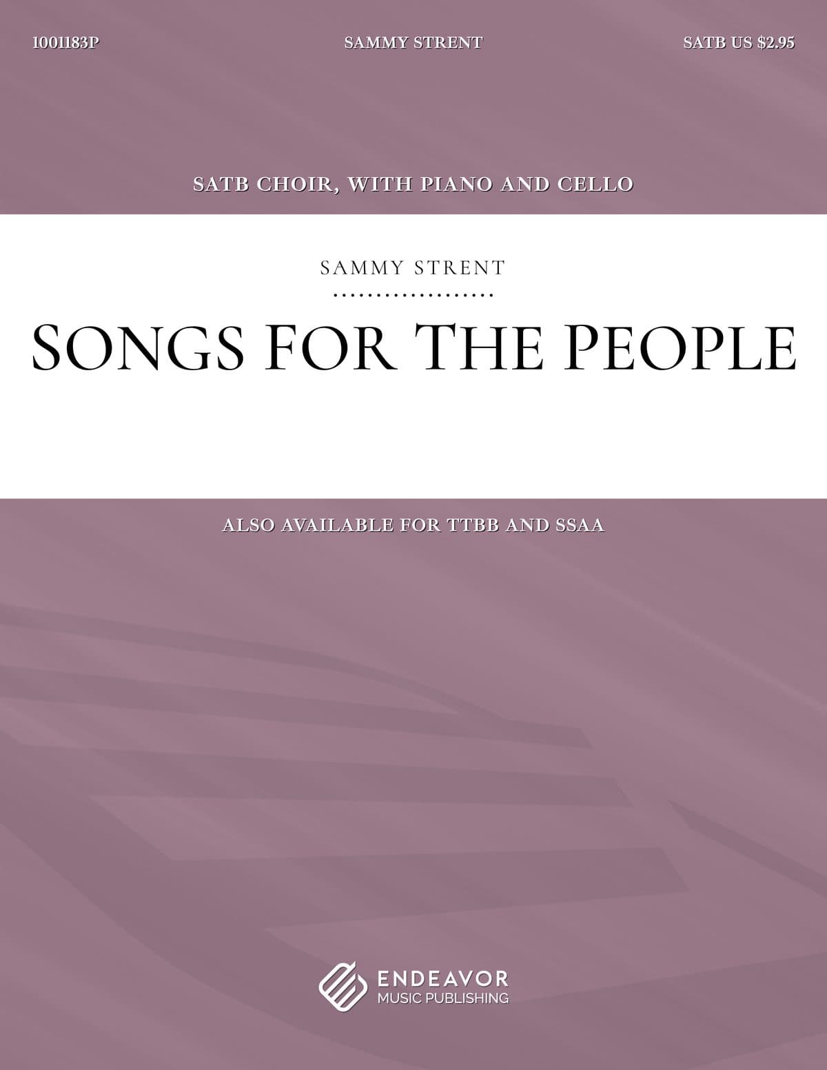 Songs For The People by Sammy Strent - choral sheet music
