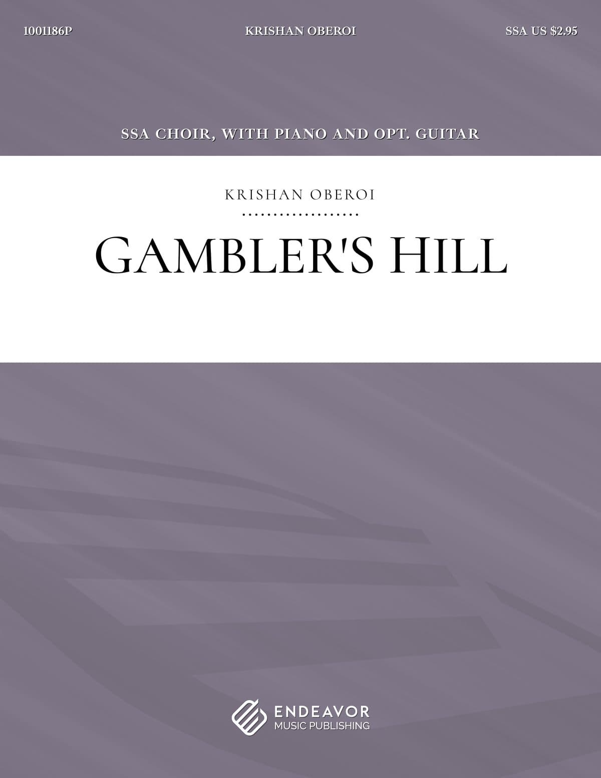 Gambler's Hill by Krishan Oberoi - choral sheet music cover