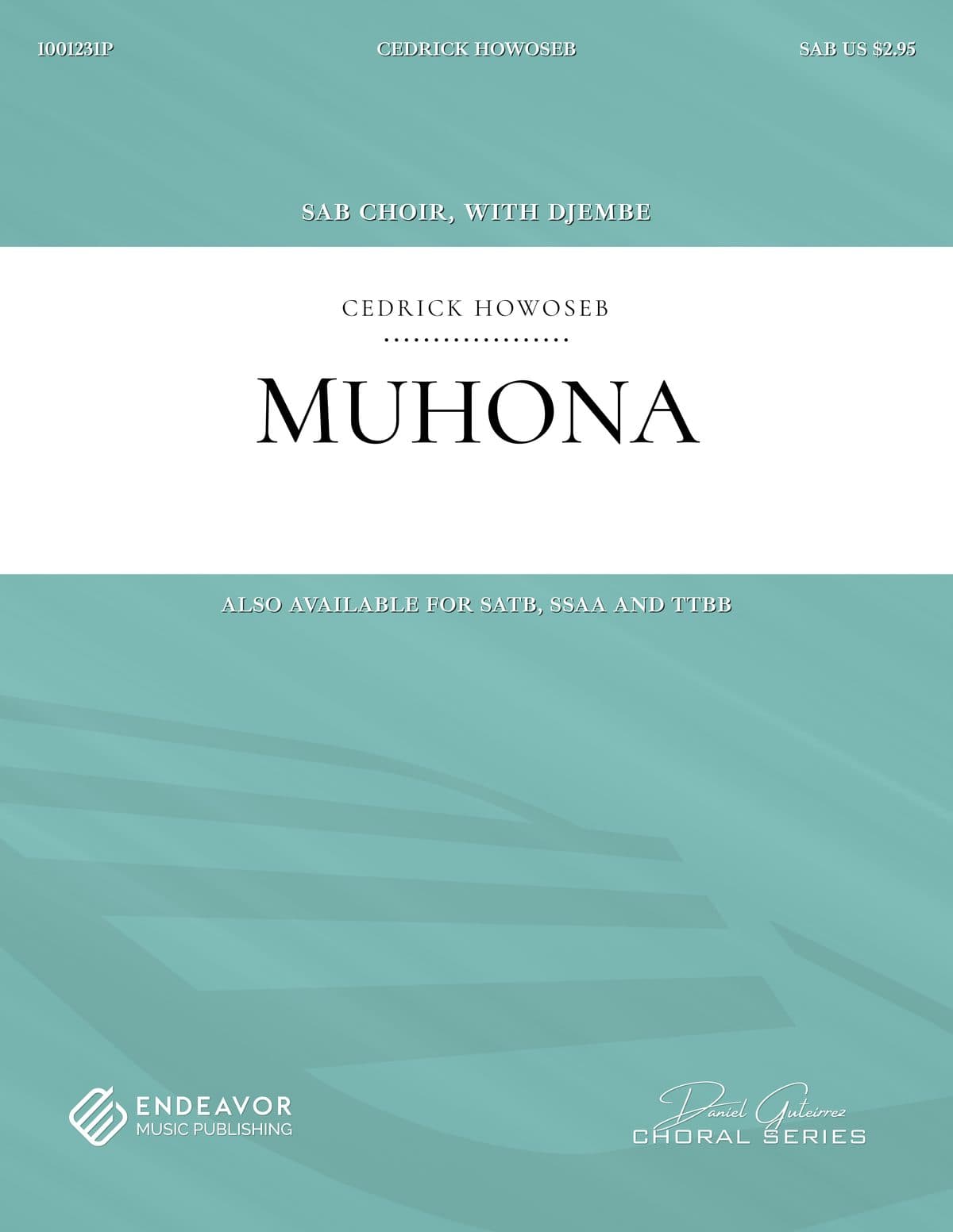 Muhona by Cedrick Howoseb - choral sheet music