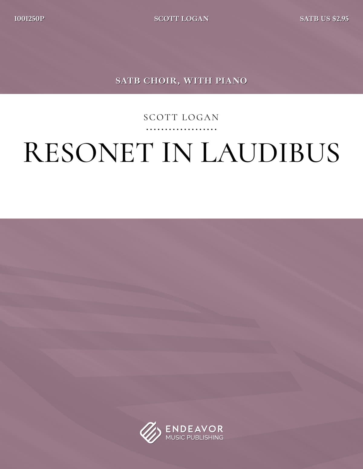 Resonet in Laudibus by Scott Logan - choral sheet music