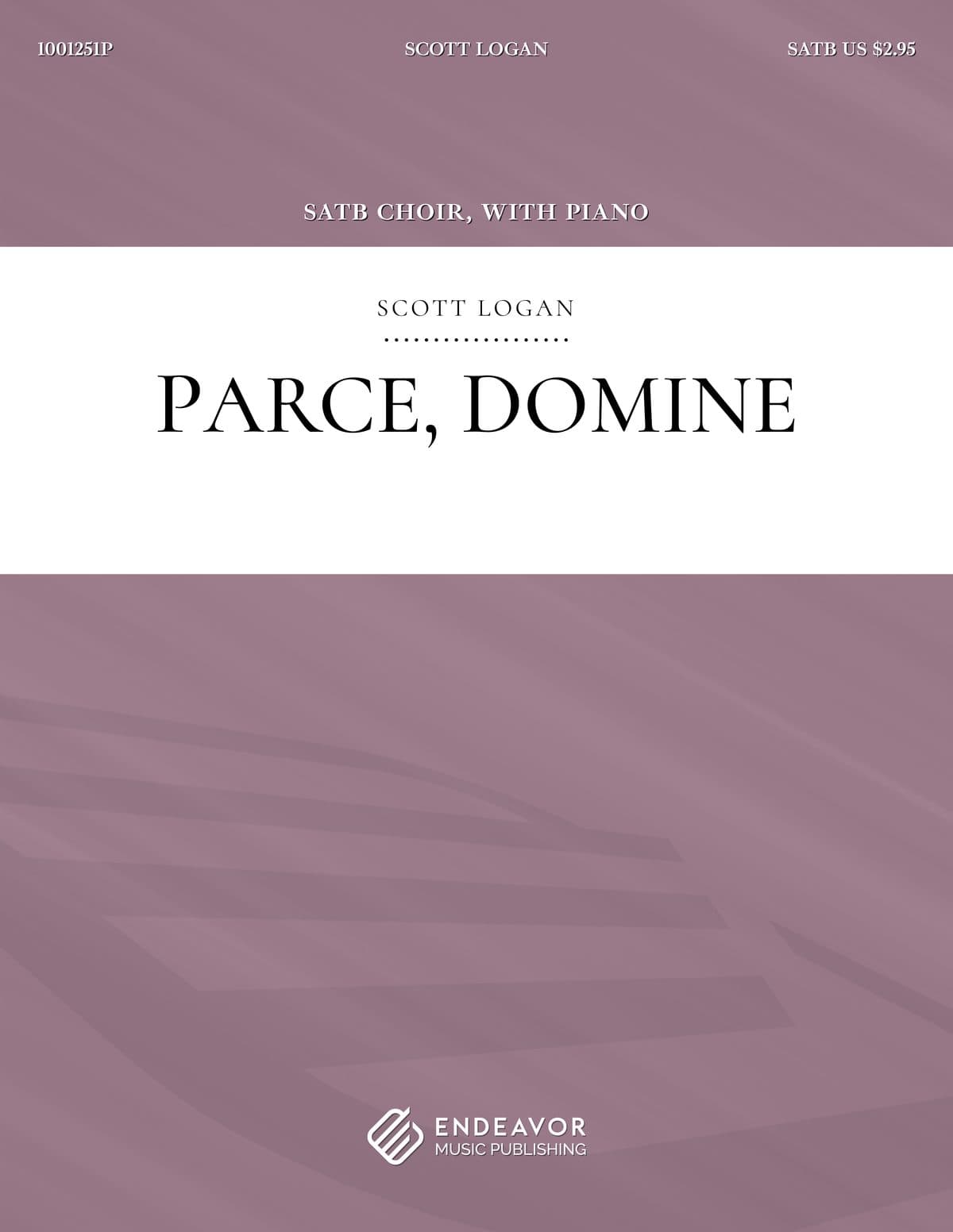 Parce, Domine by Scott Logan - choral sheet music