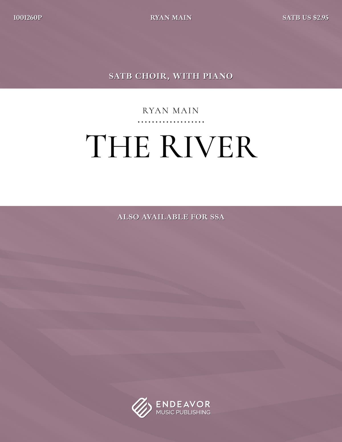 The River by Ryan Main - choral sheet music cover