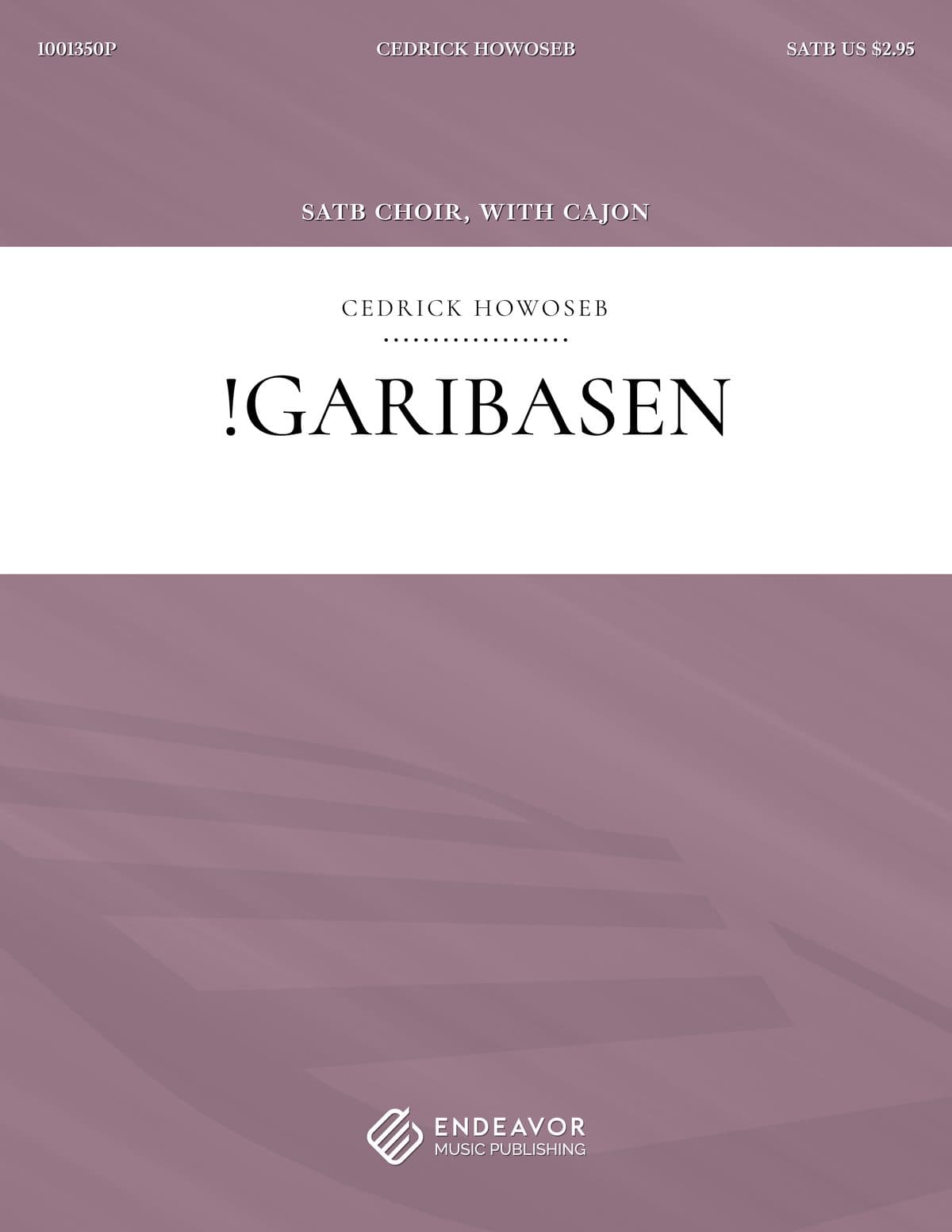 !Garibasen by Cedrick Howoseb - choral sheet music