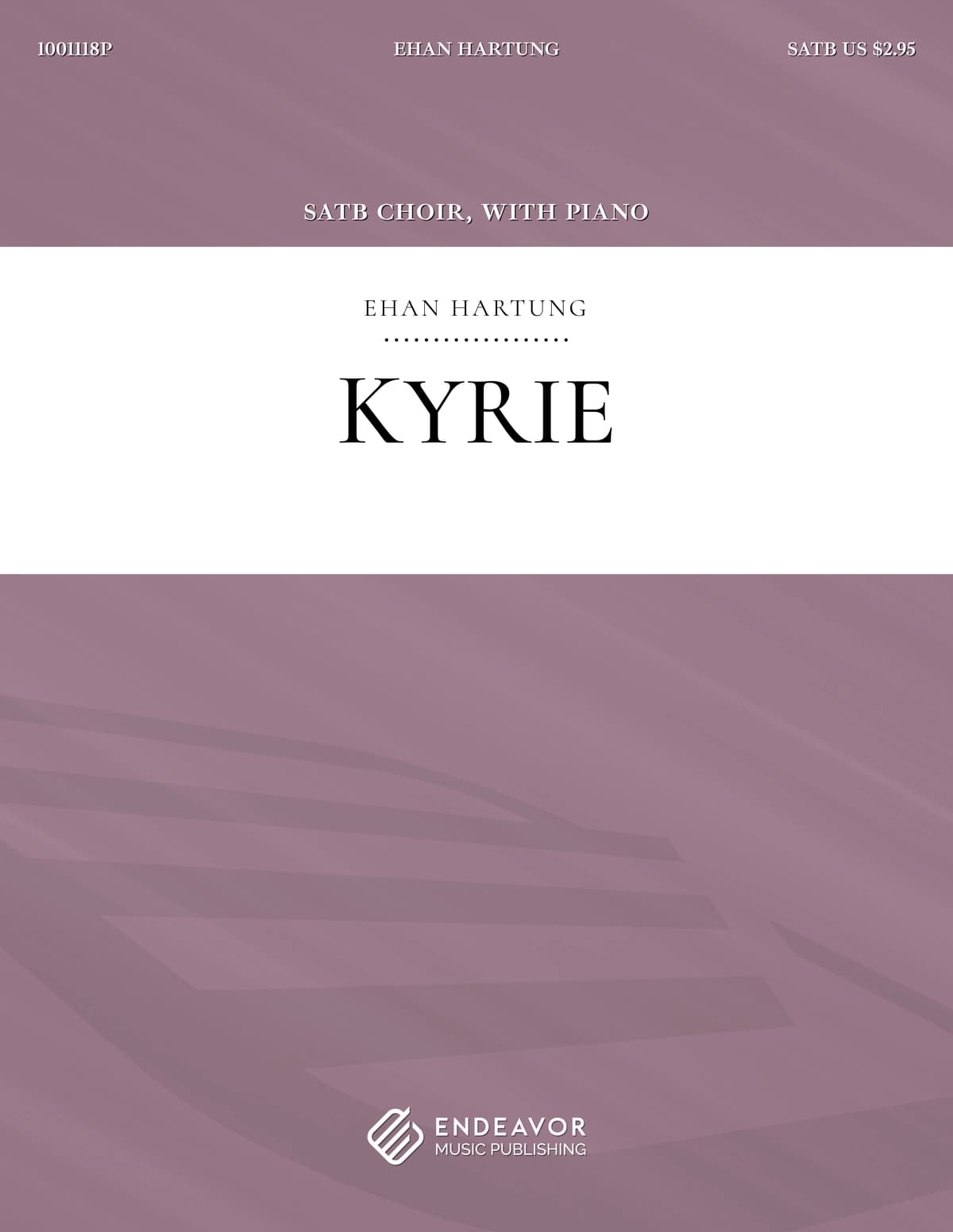 Kyrie by Ehan Hartung - choral sheet music