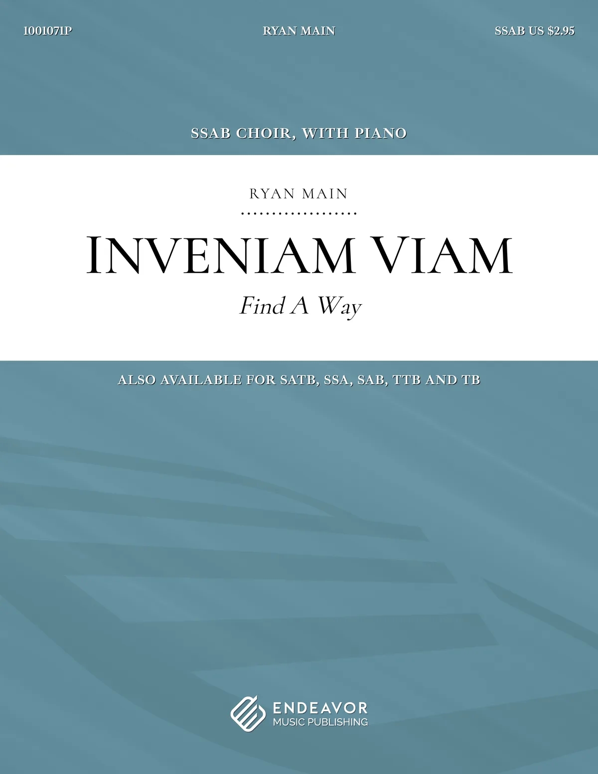 Inveniam Viam by Ryan Main - choral sheet music