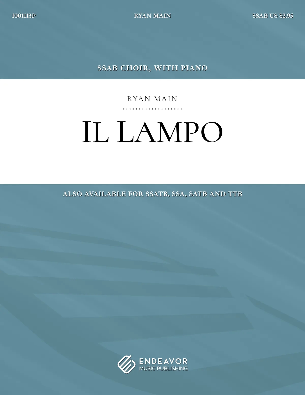 Il Lampo by Ryan Main - choral sheet music