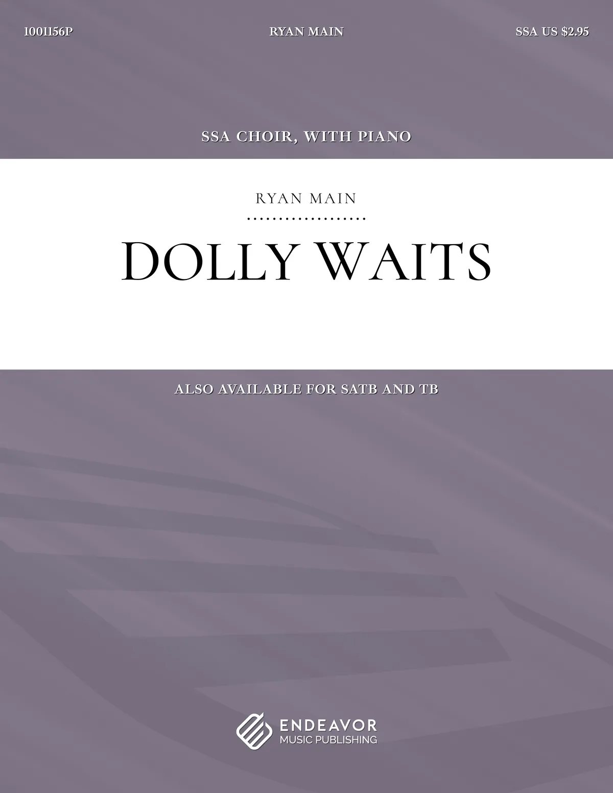 Dolly Waits by Ryan Main - choral sheet music