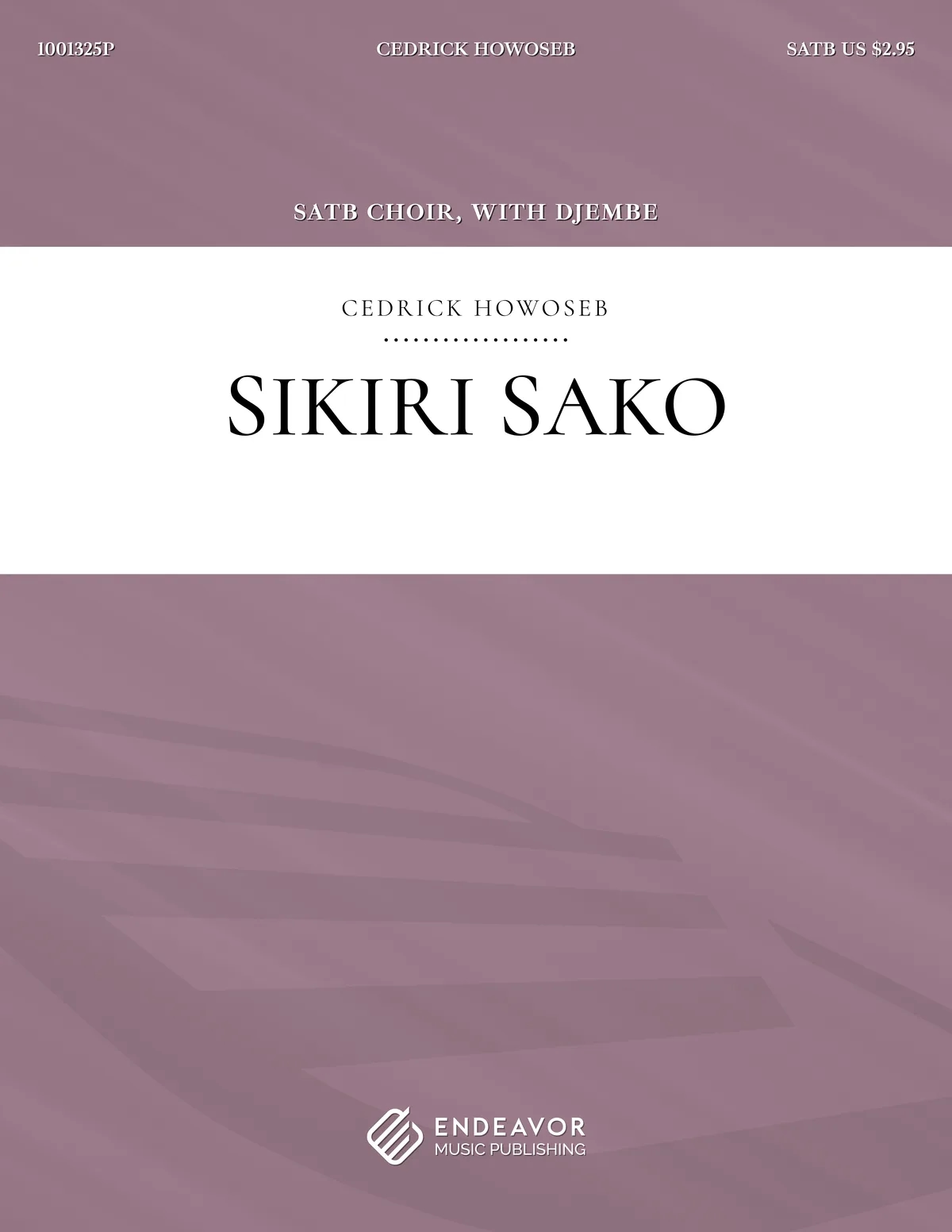 Sikiri Sako by Cedrick Howoseb - choral sheet music