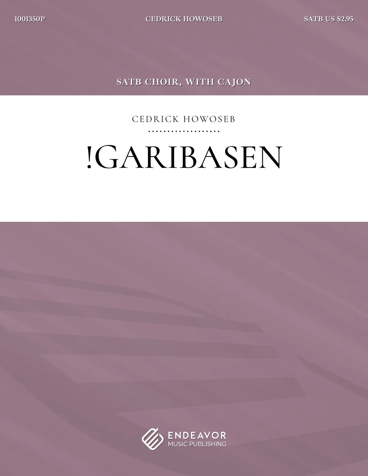 !Garibasen by Cedrick Howoseb - choral sheet music