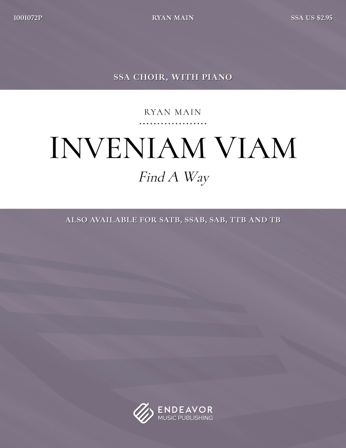 Inveniam Viam by Ryan Main - choral sheet music