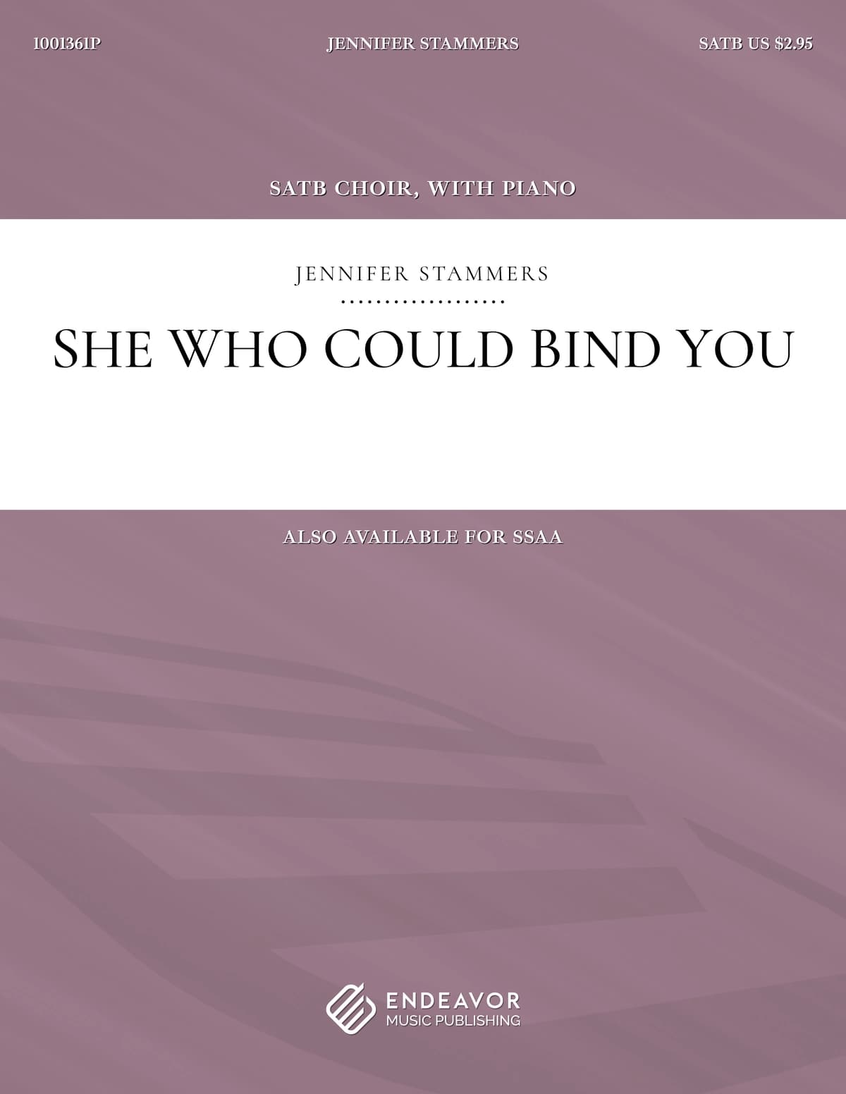 She Who Could Bind You by Jennifer Stammers - choral sheet music