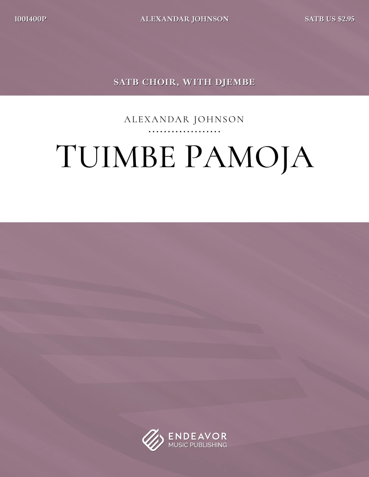 Tuimbe Pamoja by Alexandar Johnson - choral sheet music